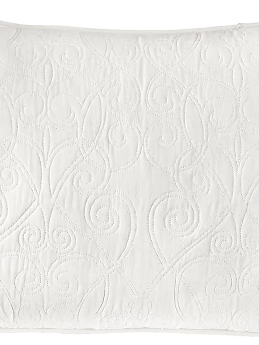 Laura Ashley Felicity King Quilt Set White Reversible 100% Cotton Shams Included